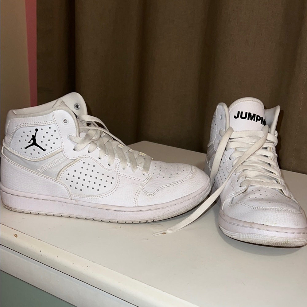 White Jumpman High-Top Sneakers